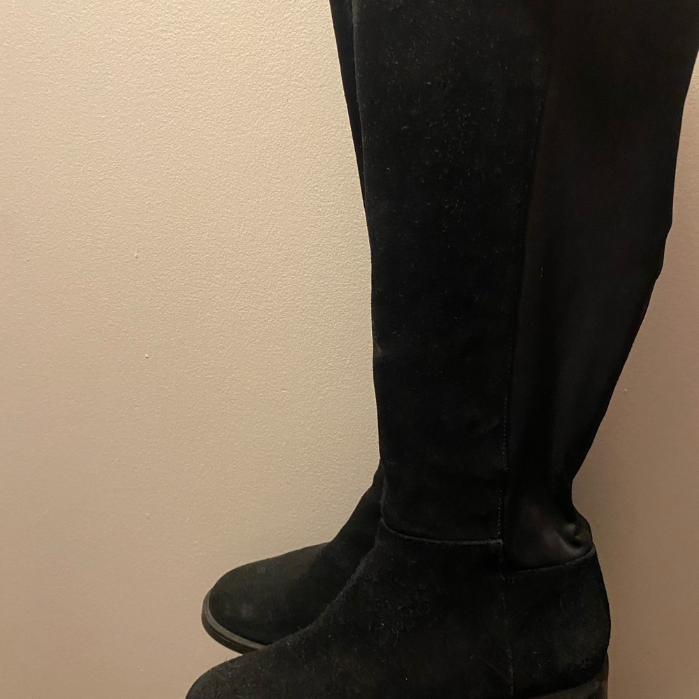 Black Below Knee Boots